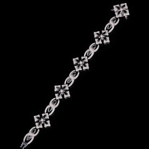 Moissanite Diamond Marquise Pear Bracelet