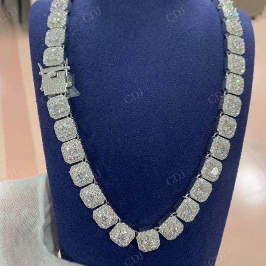 11mm 925 Sterling Silver Moissanite Sugar Chain