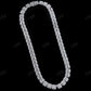 12.20mm Baguette 925 Sterling Silver Chain