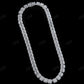12.20mm Baguette 925 Sterling Silver Chain