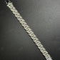 12mm 925 Sterling Silver Moissanite H Link Chain