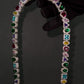 12mm Multi Stone 925 Sterling Silver Moissanite Chain
