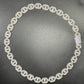 14mm 925 Sterling Silver Moissanite Gucci Link