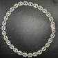 14mm 925 Sterling Silver Moissanite Gucci Link