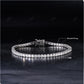 3mm Moissanite Silver Tennis Chain