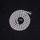 4mm Moissanite Silver Tennis Chain