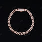 6mm Round Cut Sterling Silver Cuban Moissanite Chain