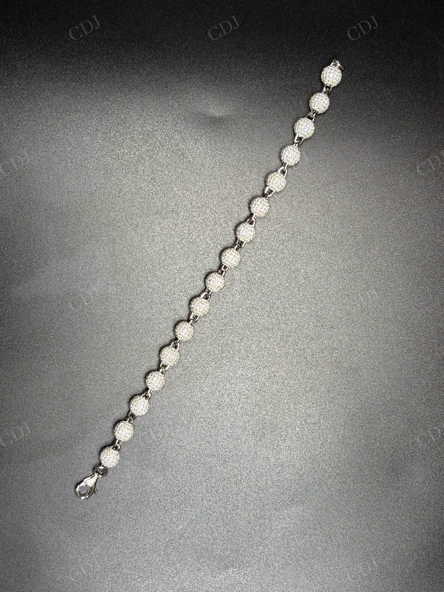 8mm 925 Sterling Silver Moissanite Ball Chain
