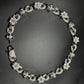 18mm Flower Cross Moissanite Sterling Silver Chain