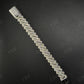 16mm SQ Middle Baguette Moissanite Sterling Silver Chain