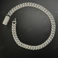 14mm 4 Row ARC 925 Sterling Silver Moissanite Chain