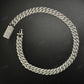 14mm 4 Row ARC 925 Sterling Silver Moissanite Chain