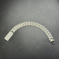 14mm 4 Row ARC 925 Sterling Silver Moissanite Chain