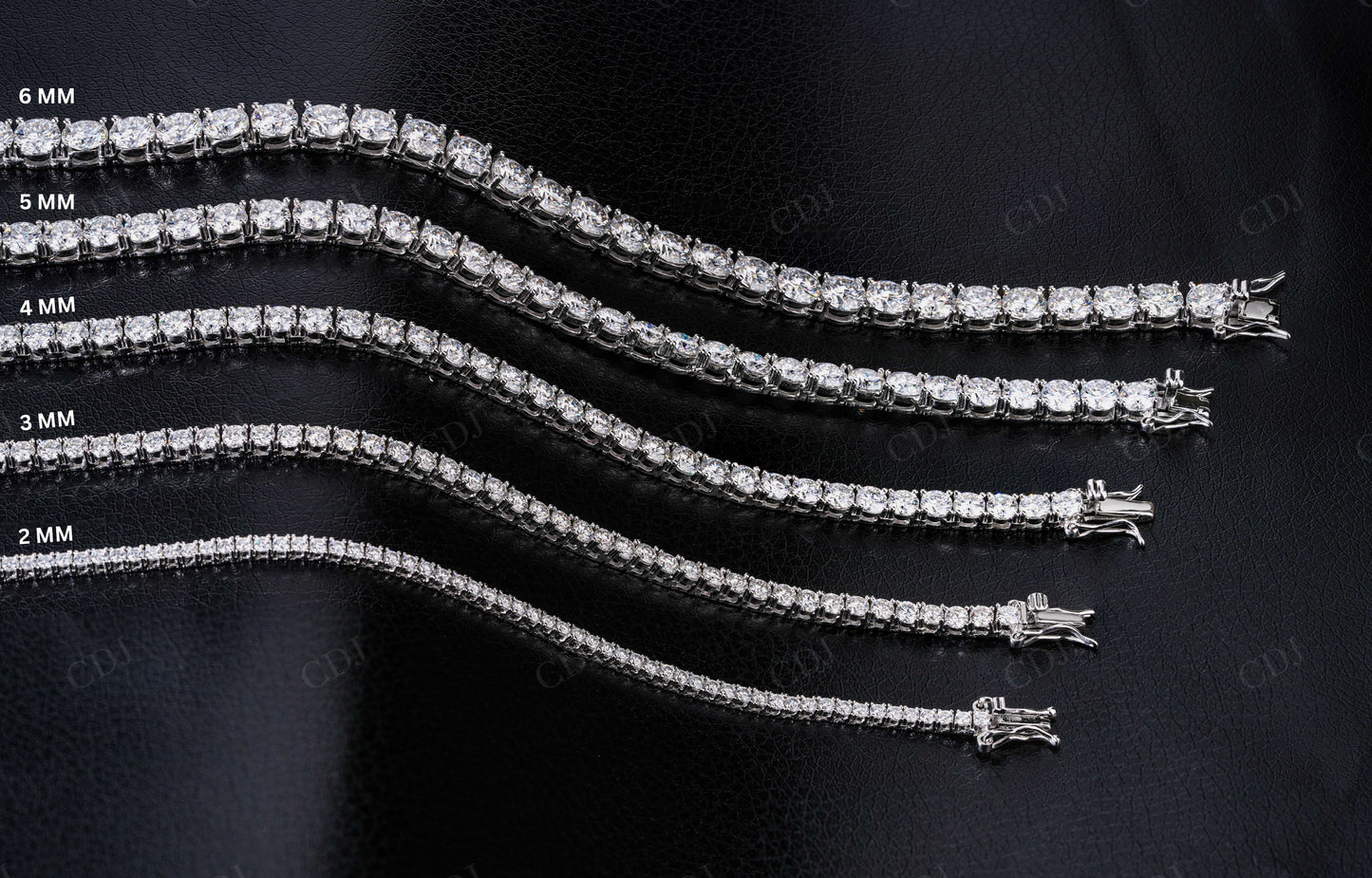 3mm Moissanite Silver Tennis Chain