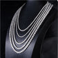 5mm Moissanite Silver Tennis Chain