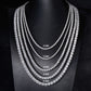 4mm Moissanite Silver Tennis Chain