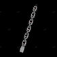 Pear Oval Moissanite Sterling Silver Bracelet