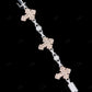Cross Ball Moissanite Silver Bracelet