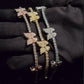 Butterfly Vancleef Moissanite Silver Bracelet