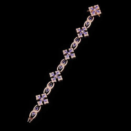 Moissanite Diamond Marquise Pear Bracelet