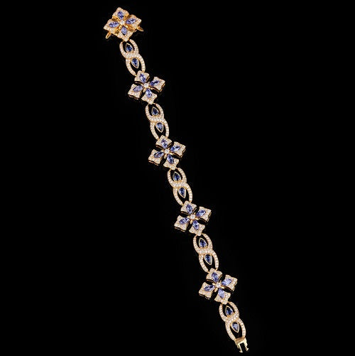 Moissanite Diamond Marquise Pear Bracelet