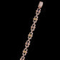 Horizontal Marquise Moissanite Diamond Bracelet