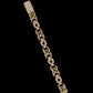 Marquise Sterling Silver Moissanite Bracelet