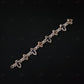 Big Small Marquise Moissanite Silver Bracelet