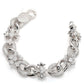 18mm Flower Cross Moissanite Sterling Silver Chain