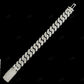Baguette Moissanite Silver Bracelet