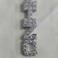 2.75" Sterling Silver Moissanite ZIZO Pendant