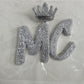 3" Sterling Silver Moissanite MC Pendant