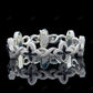 Multi Color Floral Moissanite Silver Bracelet