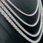 6MM Moissanite 925 Sterling Silver Tennis Chain