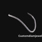 10mm 925 Sterling Silver Moissanite Snak Chain