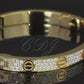 Cartier Bangle Moissanite Silver Bracelet