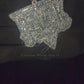 1" Sterling Silver Moissanite BLVCK Pendant