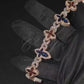 Big Small Marquise Moissanite Silver Bracelet